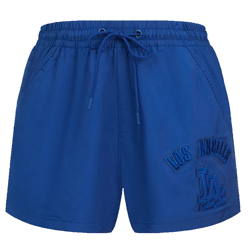 MLB LOS ANGELES DODGERS TRIPLE TONAL WOMEN'S WOVEN SHORT (DODGER BLUE)