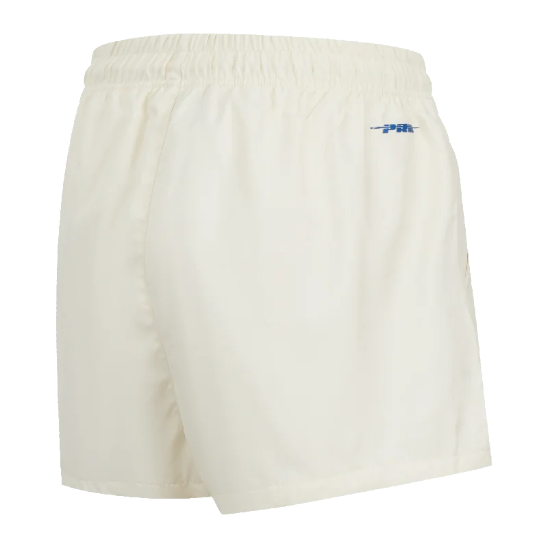 MLB LOS ANGELES DODGERS TRIPLE TONAL WOMEN'S WOVEN SHORT (EGGSHELL)