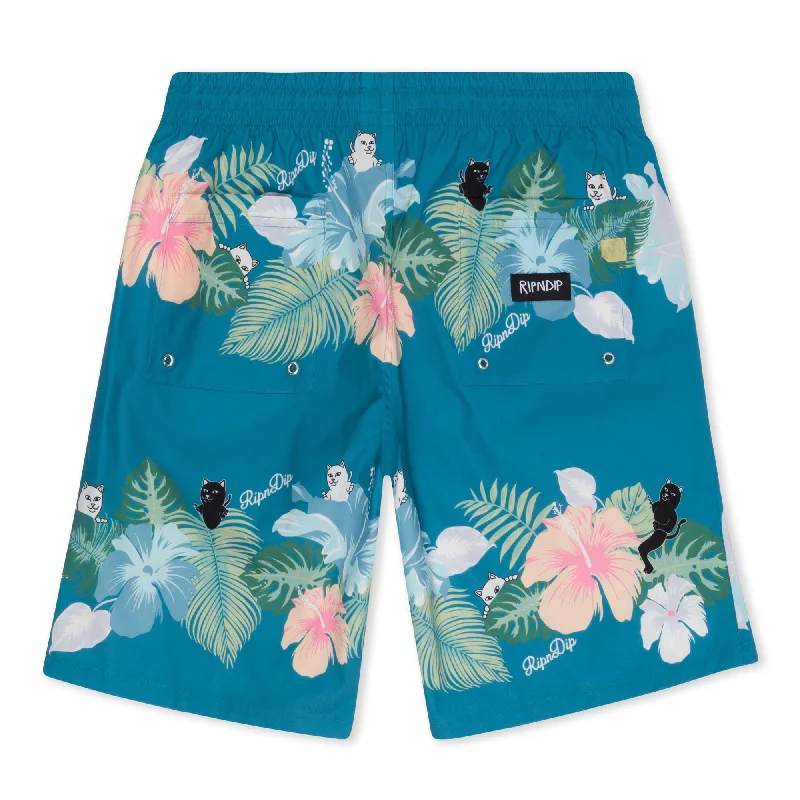 Pablo Swim Shorts (Misty Blue)