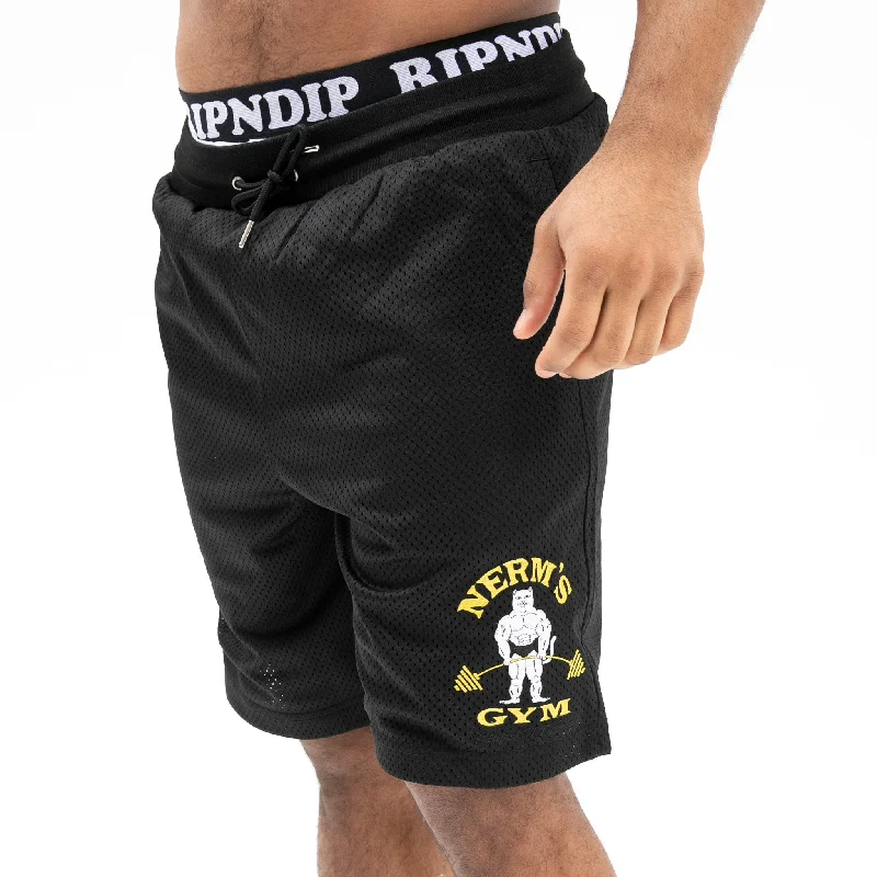 Ripped n Dipped Mesh Shorts (Black)