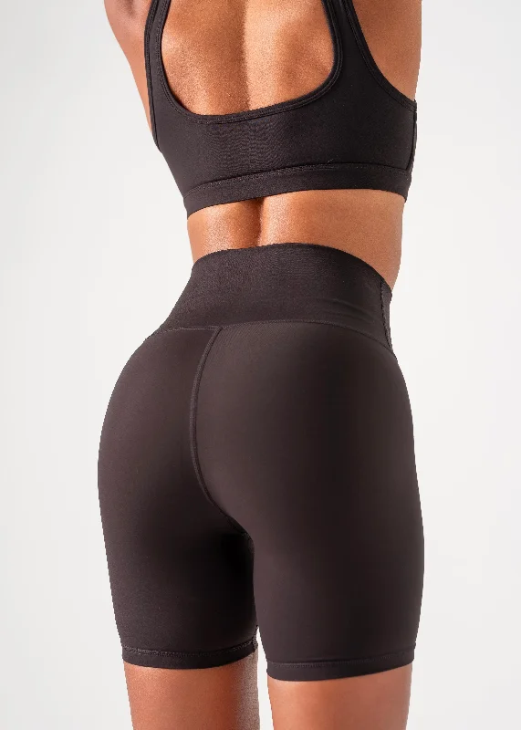 SS SEAMLESS SHORTS - BLACK