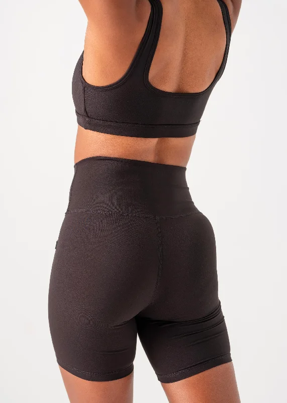 SS SEAMLESS SHORTS - BLACK